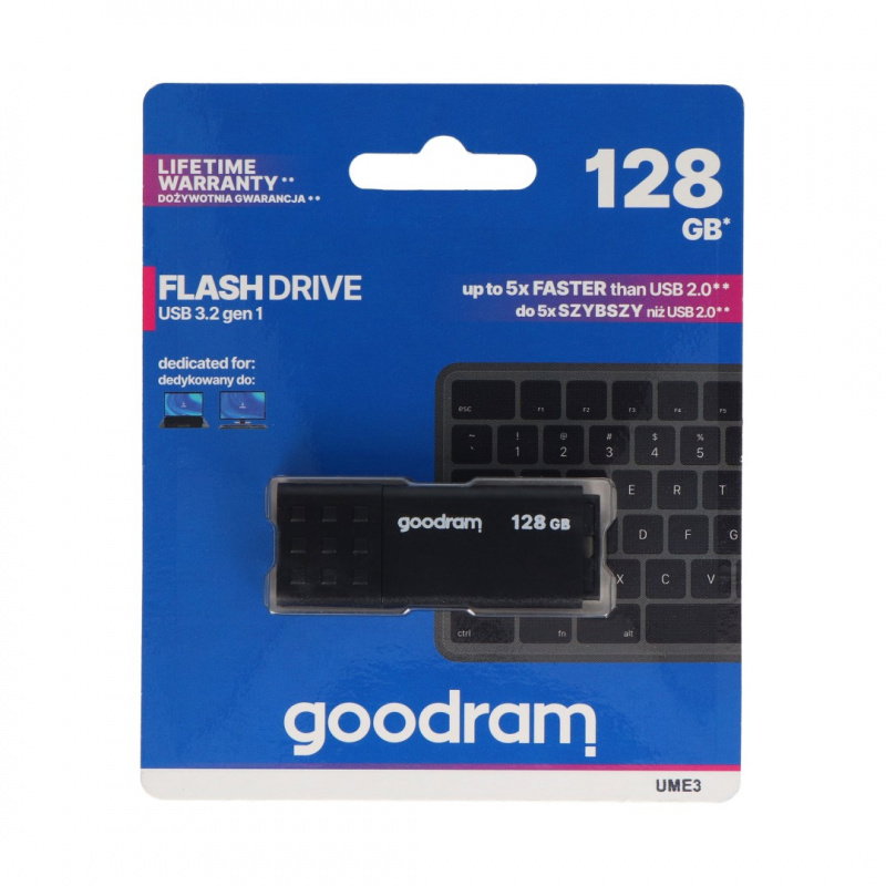 GoodRam Flash Drive - USB 3.2 gen 1 Pendrive - UME3 schwarz