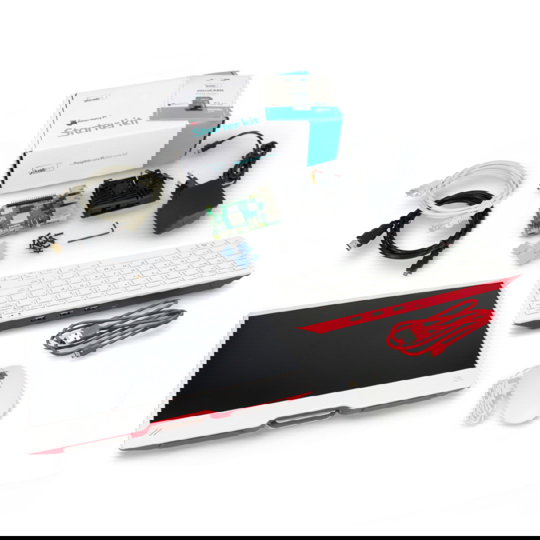 JustPi Full Kit - Raspberry Pi 5 WiFi 8GB RAM + Monitor + 32GB