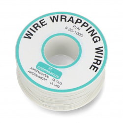 PVC-Draht 0,25 mm - weiß - 200-m-Rolle
