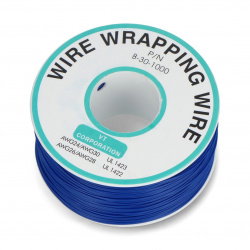 PVC Drahtkabel 0,25 mm² – blau – 200m Rolle