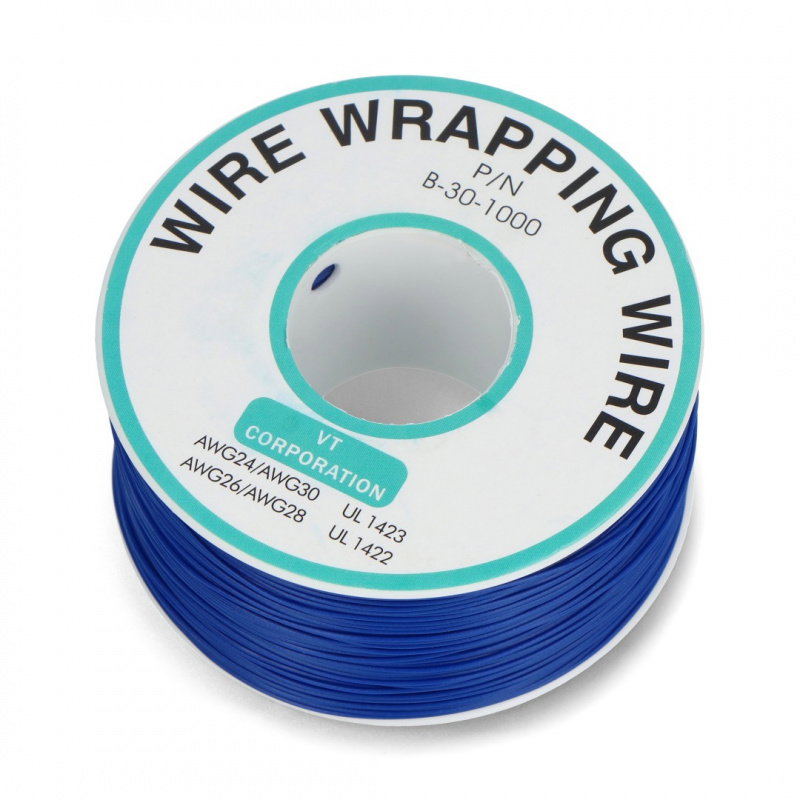 PVC-Drahtkabel 0,25 mm² – blau – 200-m-Rolle