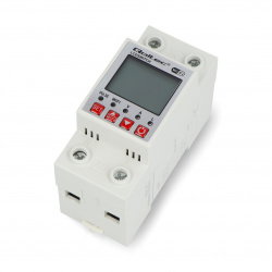 Qoltec Przekaźnik 63A na szynę DIN z licznikiem energii