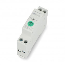 Qoltec Przekaźnik 63A na szynę DIN z licznikiem energii