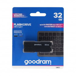 GoodRam USB-Stick – USB 3.2 Gen 1 – UME3 Schwarz 32 GB