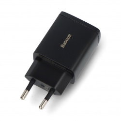 Ładowarka Compact Quick Charger, 3xUSB (czarna)