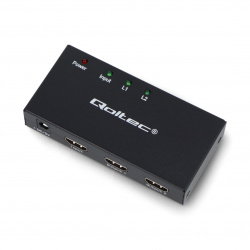 Qoltec Aktywny rozdzielacz Splitter 2 x HDMI 4K x 2K | 3.4Gb/s