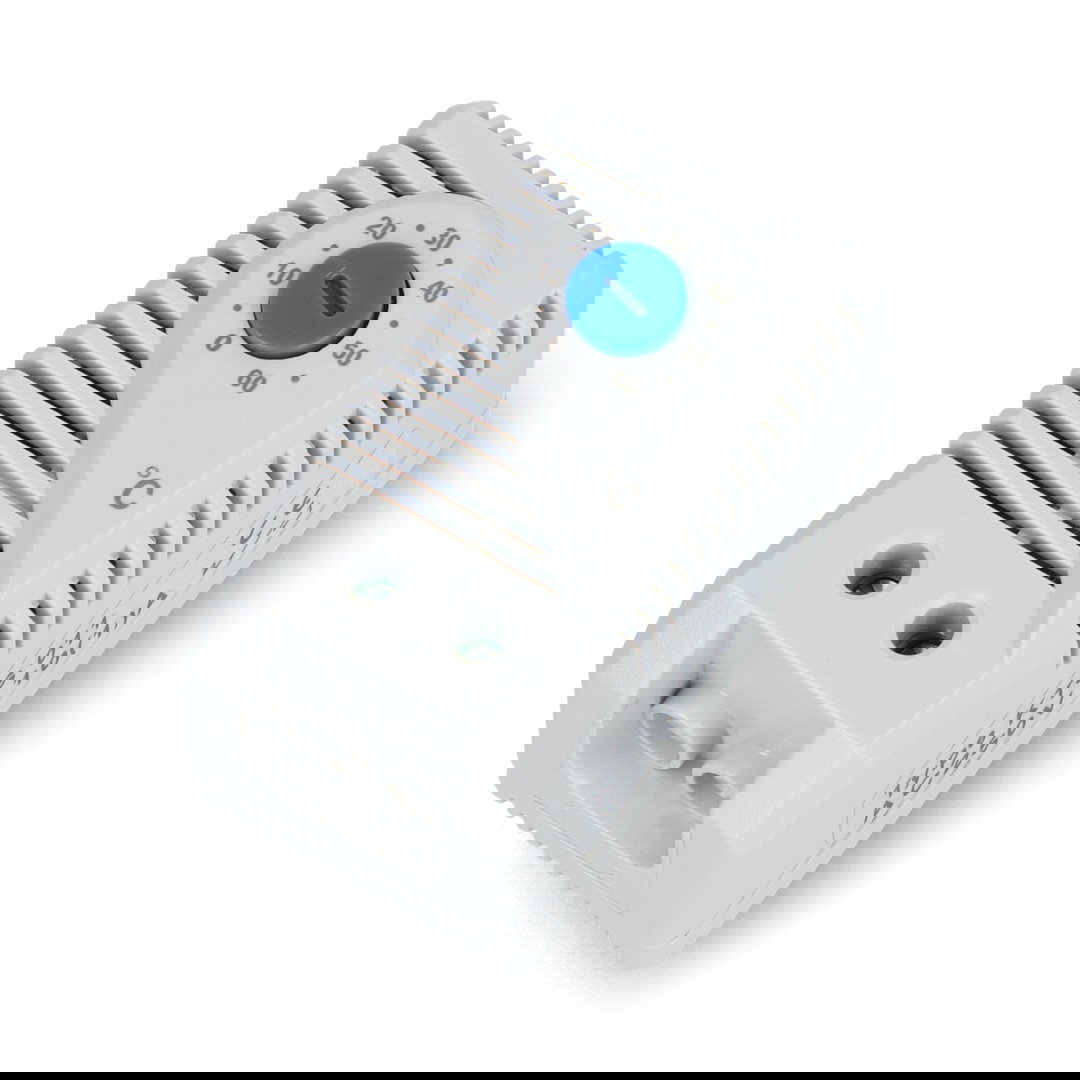 Qoltec Termostat zamykający 10A | DIN 35