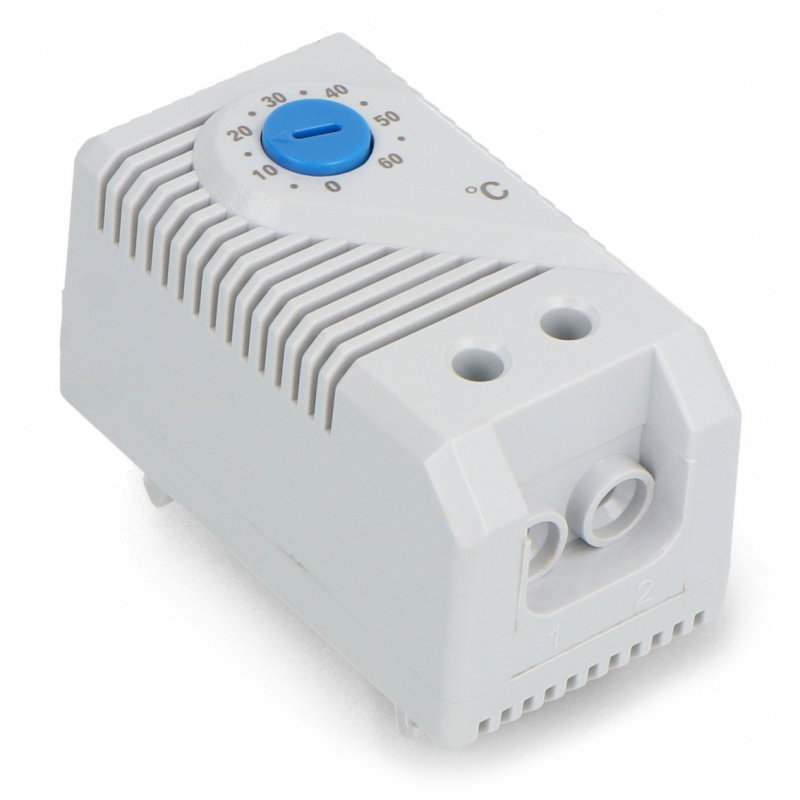 Qoltec Termostat zamykający 10A | DIN 35