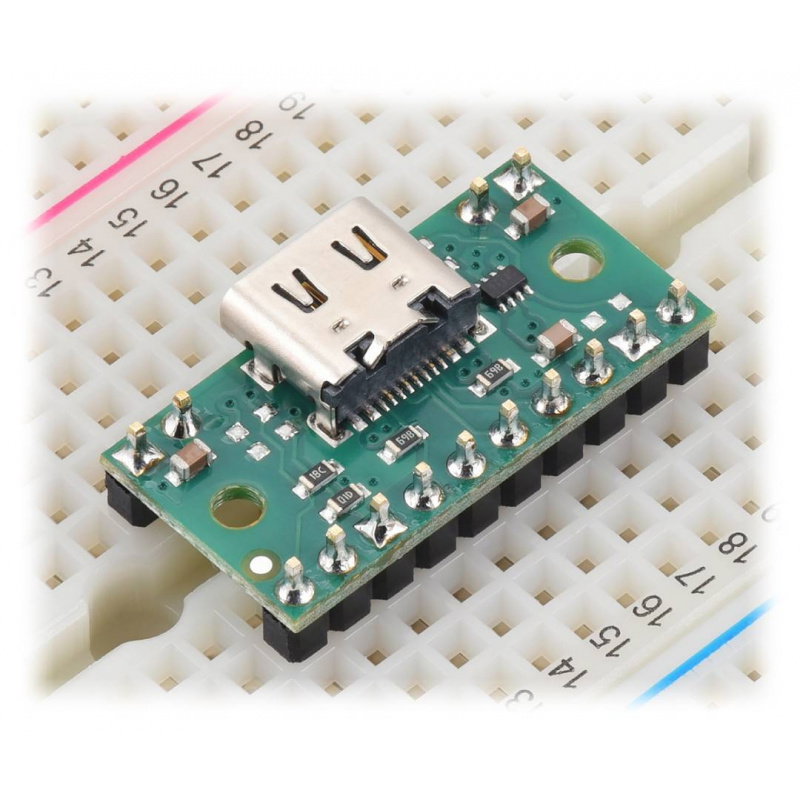 TPS2116 Power Multiplexer Carrier with USB Type-C Connector