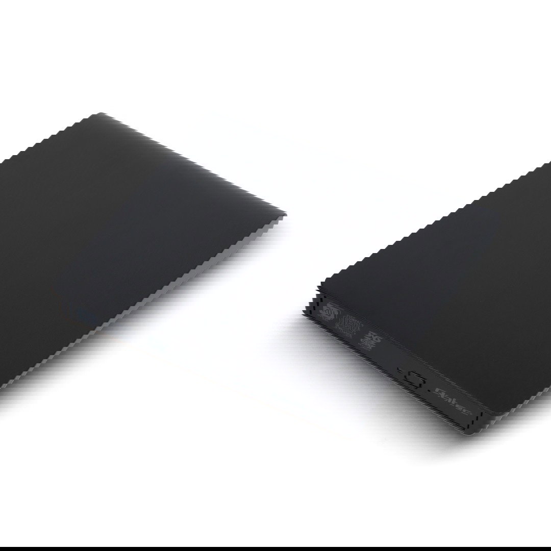 Qoltec Zewnętrzny Napęd Nagrywarka Odtwarzacz płyt CD DVD | USB