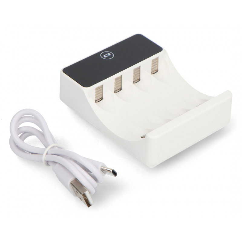 Qoltec Ładowarka do akumulatorków Ni-MH typu R03 AAA R6 AA |