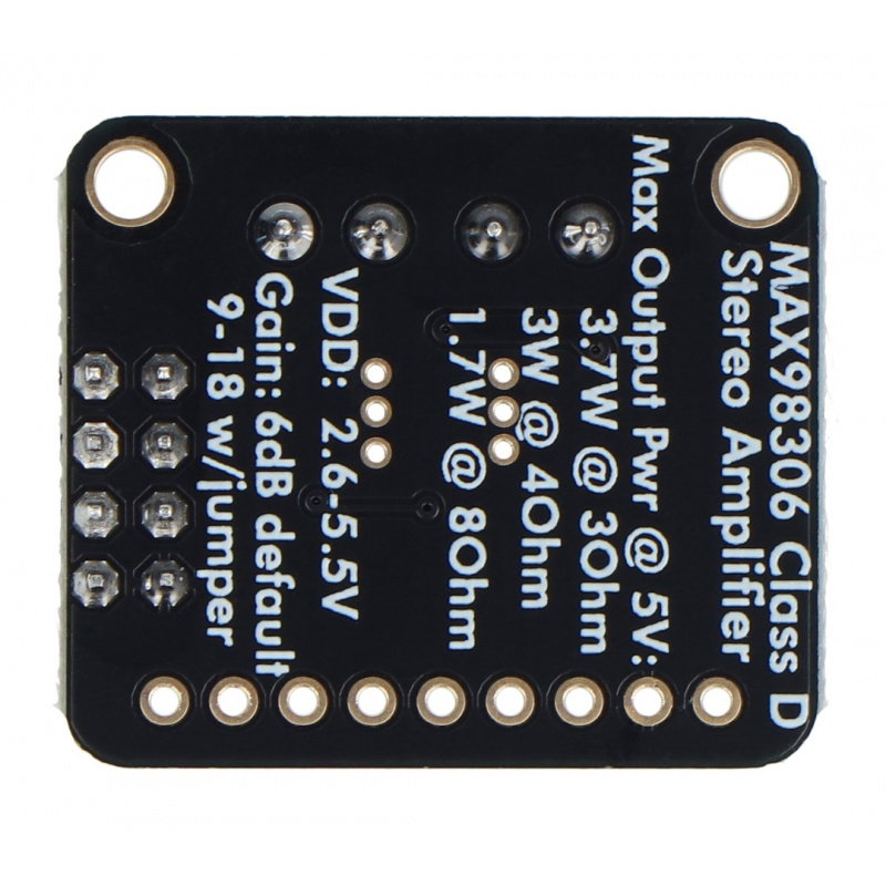 MAX98306 - Klasse-D-Audioverstärker 3,7 W Stereo - Adafruit 987