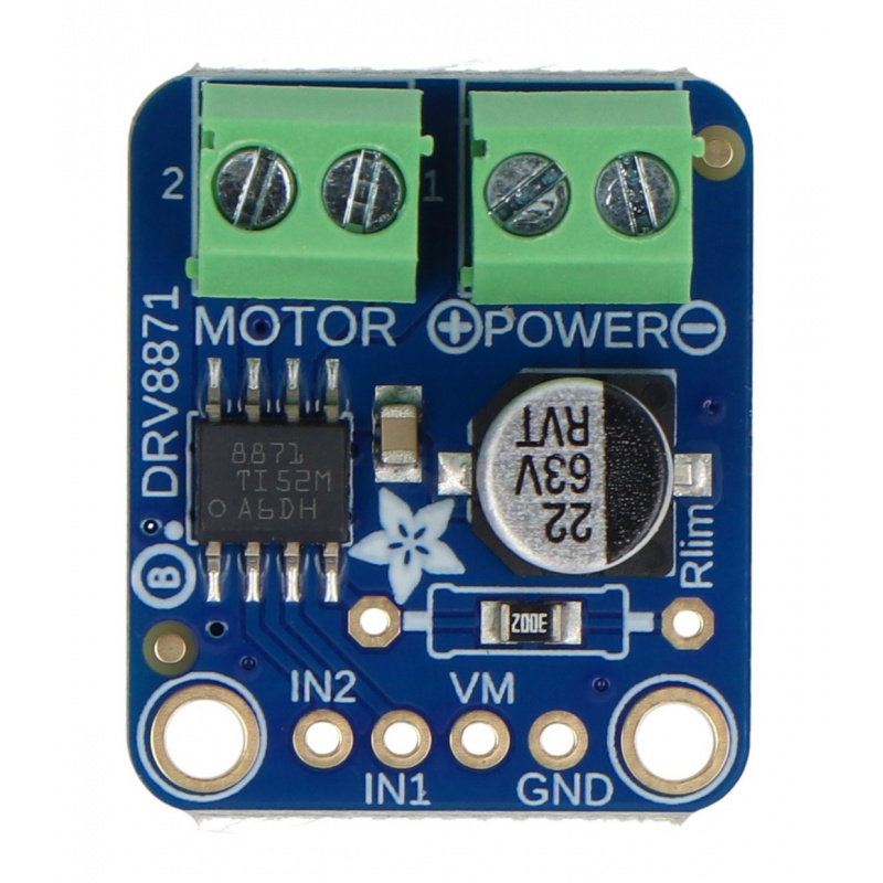 DRV8871 - Einkanaltreiber für 45-V- / 3,6-A-Motoren - Adafruit