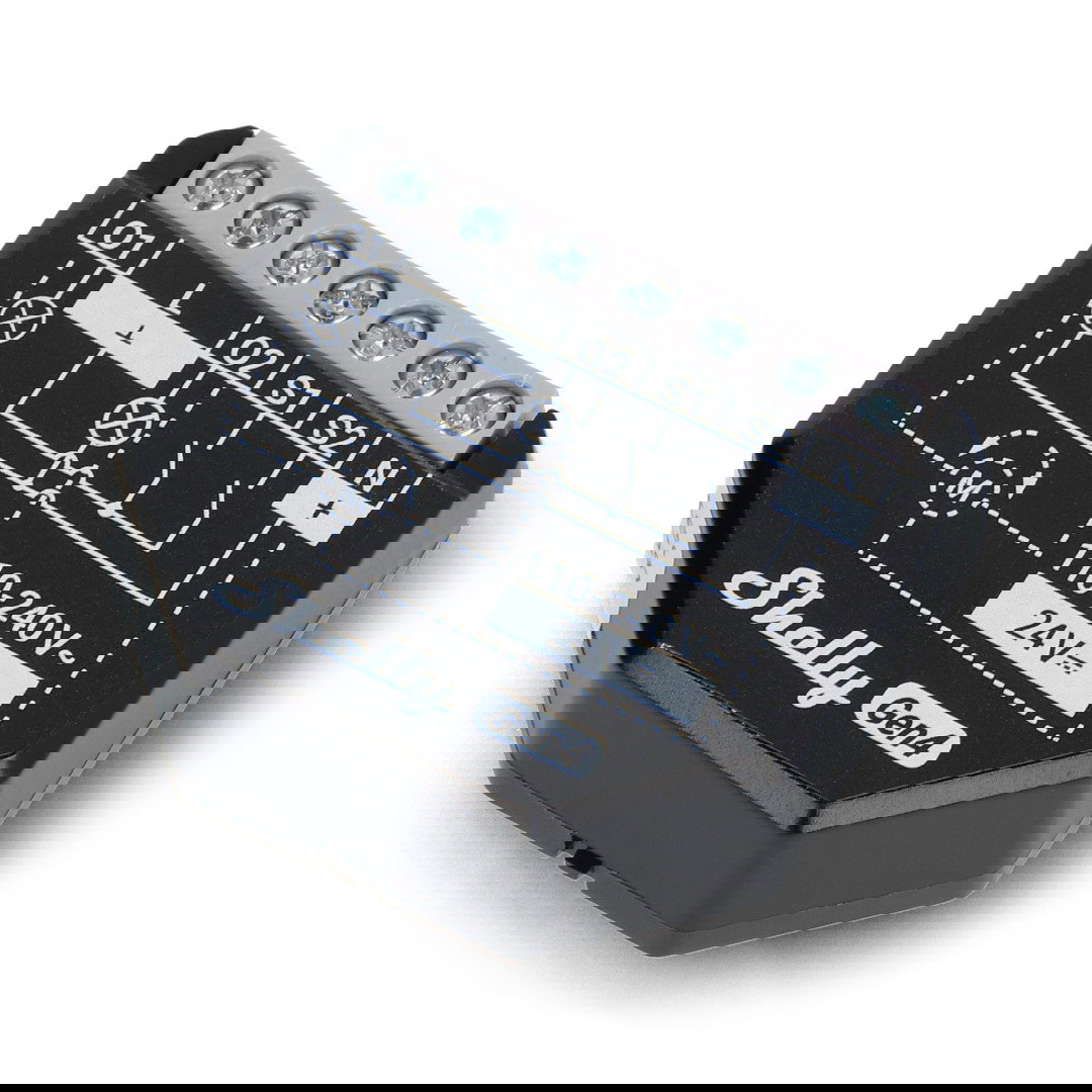 Przekaźnik SHELLY 2PM Gen4 Zigbee Matter 2-kanałowy