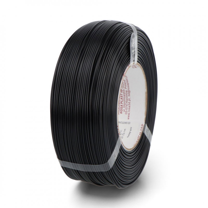 FILAMENT 3D ReFill PCTG Black 1,75mm 1kg
