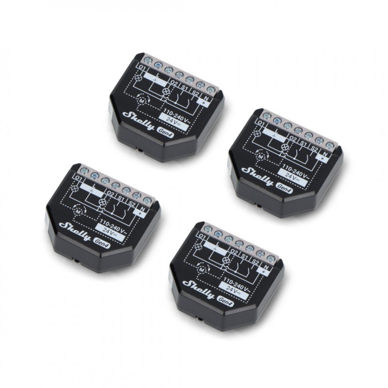 Shelly Plus 2PM Gen4 - 2-kanałowy przekaźnik