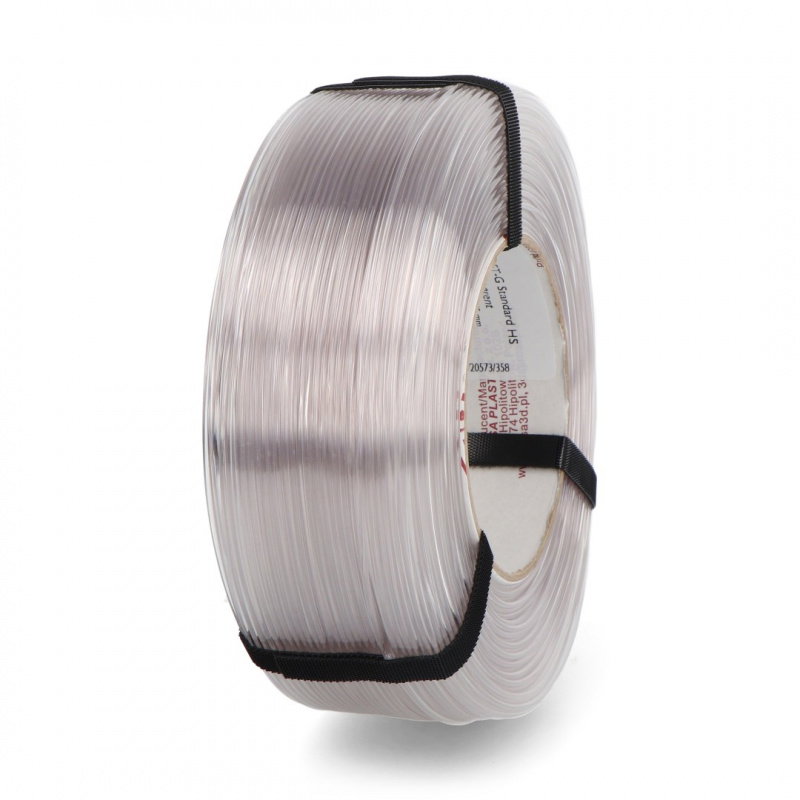 FILAMENT 3D ReFill PET-G Standard HS 1,75mm Transparent 1kg