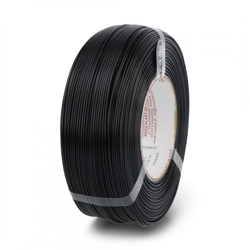 FILAMENT 3D ReFill PET-G Standard HS 1,75mm Black 1kg