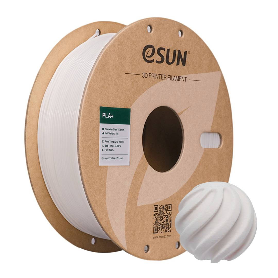 eSUN PLA+ Filament 1,75 mm 1 kg - Weiß