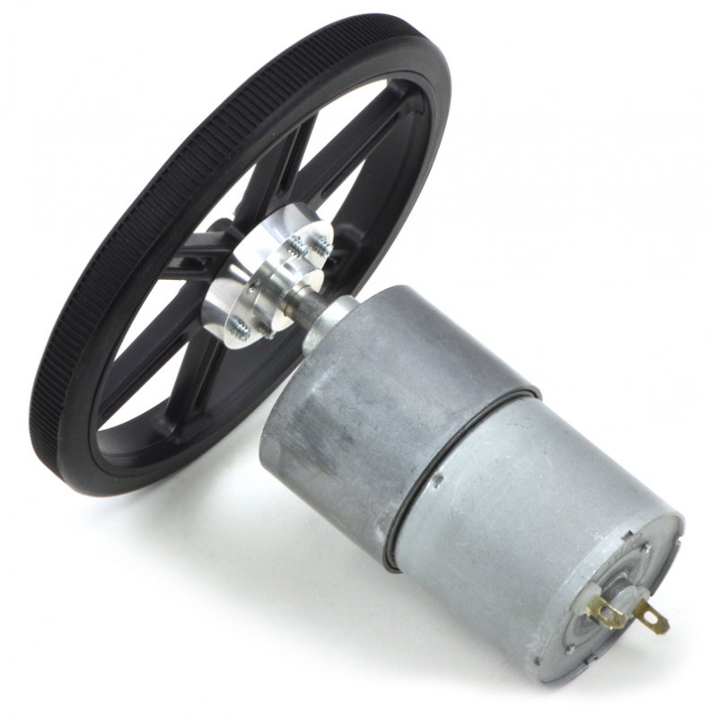 Räder 90x10 mm - schwarz - Pololu 1435
