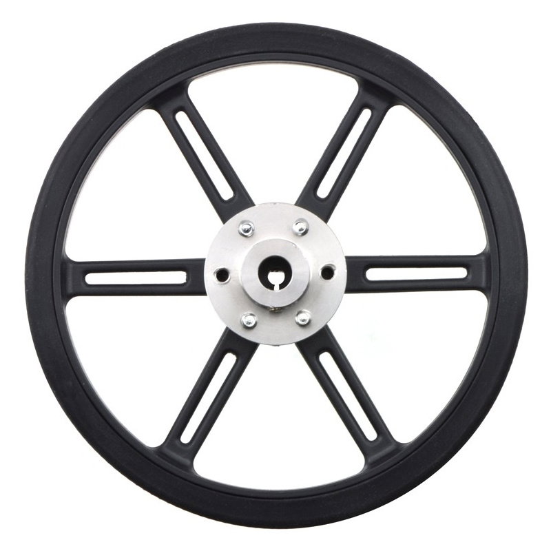 Räder 90x10 mm - schwarz - Pololu 1435