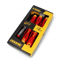 Ergonic VDE isolierter Schraubendreher-Satz + Tester +
