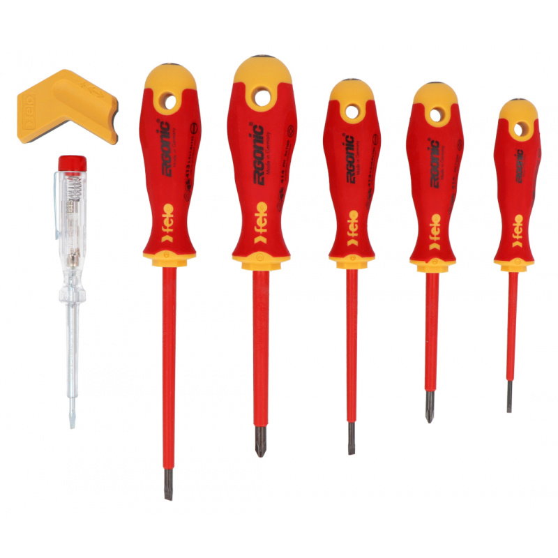 Ergonic VDE isolierter Schraubendreher-Satz + Tester +