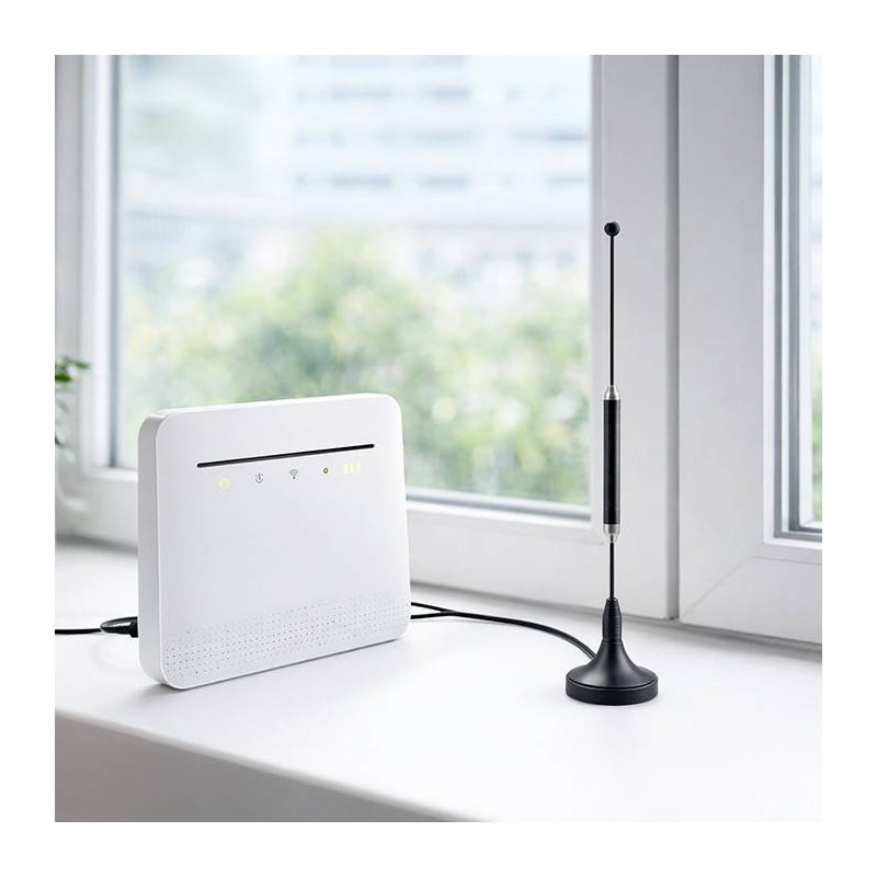 Qoltec Antena 4G LTE z podstawą magnetyczną| 5dBi | dookólna |