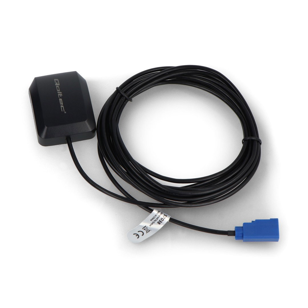 Qoltec Antena GPS | 28dBi | Zewnętrzna