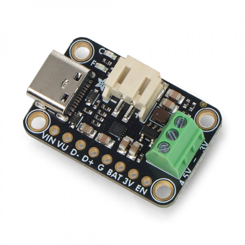 Adafruit bq25185 USB / DC / Solar Charger with 3.3V Buck Board