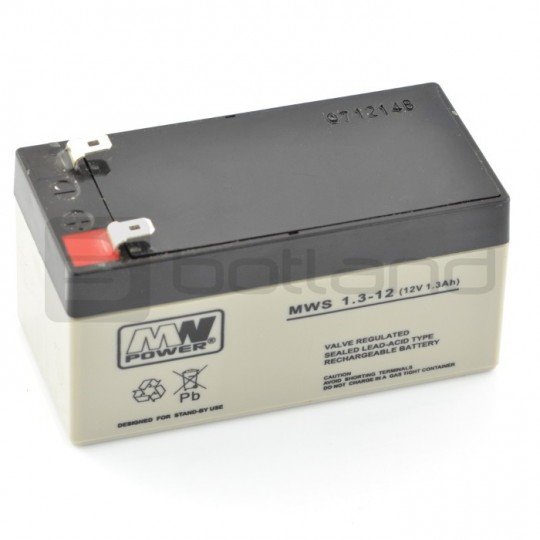 AGM-Gel-Batterie 12V / 1,3Ah