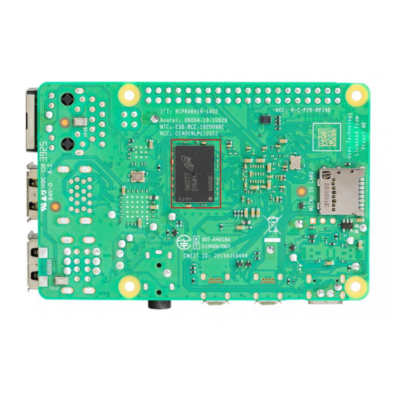 Raspberry Pi 4 model B WiFi DualBand Bluetooth 2GB RAM 1,8GHz -