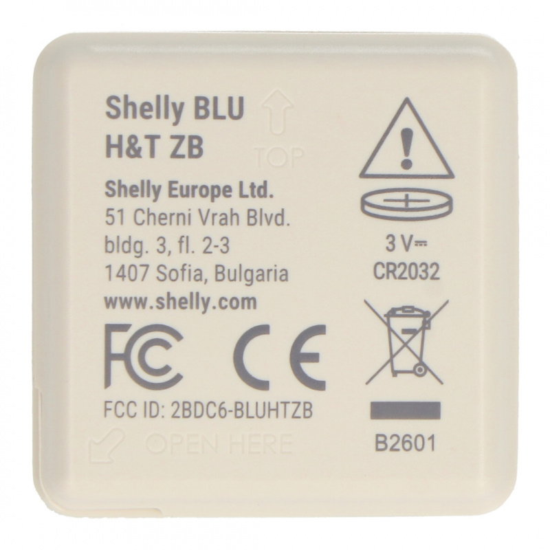 Czujnik temperatury i wilgotności Zigbee Shelly H&T ZB