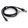 Kabel Lightning USB do USB-C 1m (szaro-czarny) - zdjęcie 4