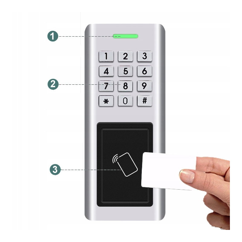 Zamek Kod Karta RFID Kontrola Dostępu Otwarcie Furtki 10000