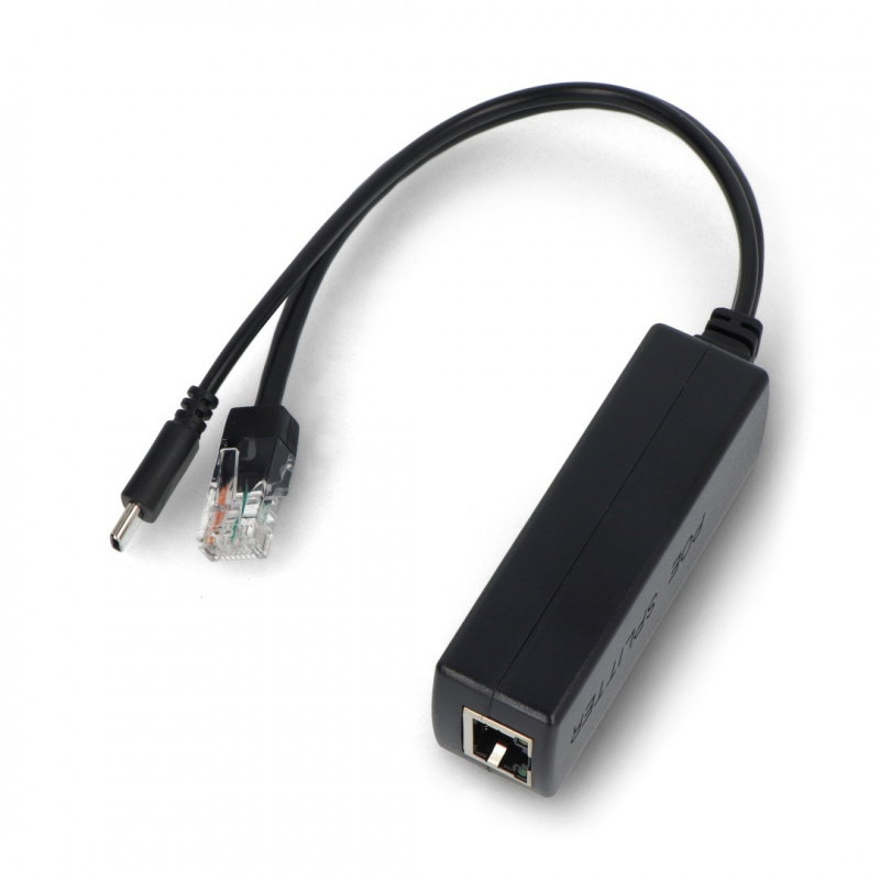 Power-over-Ethernet adapter