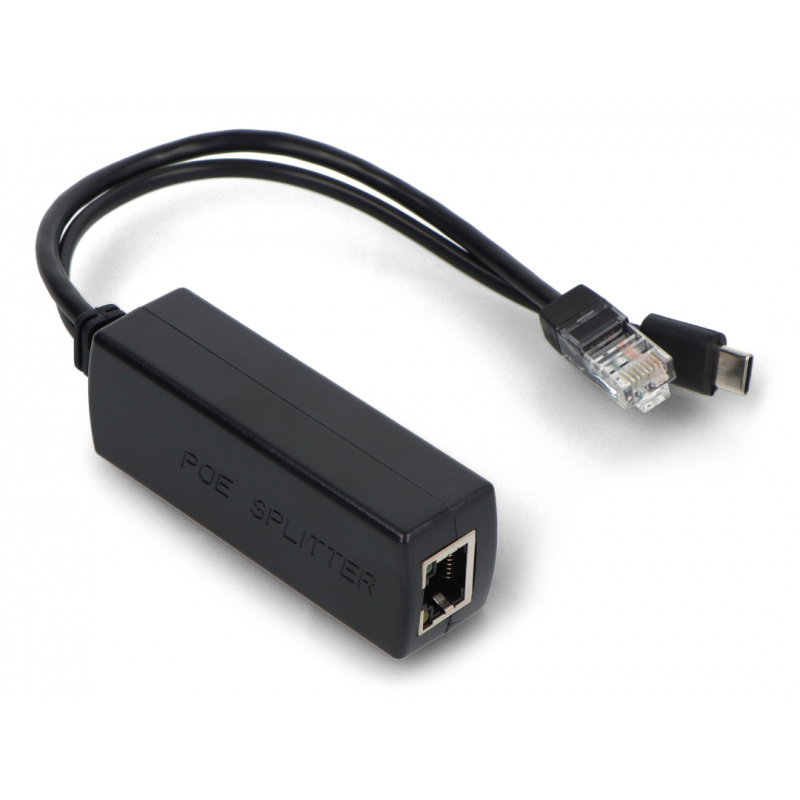 Power-over-Ethernet adapter
