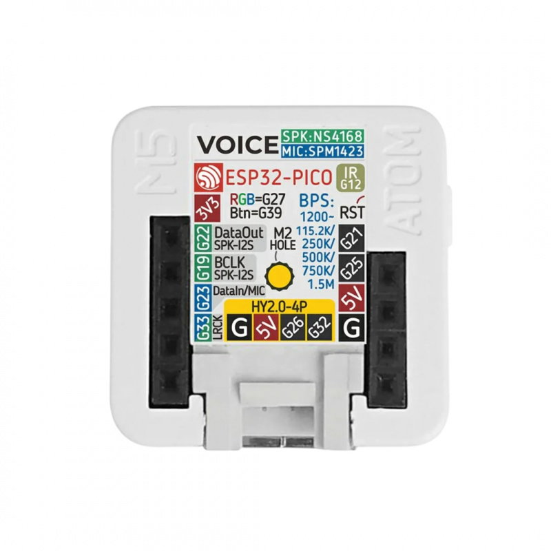 M5Atom Voice - Programmierbarer Lautsprecher - ESP32