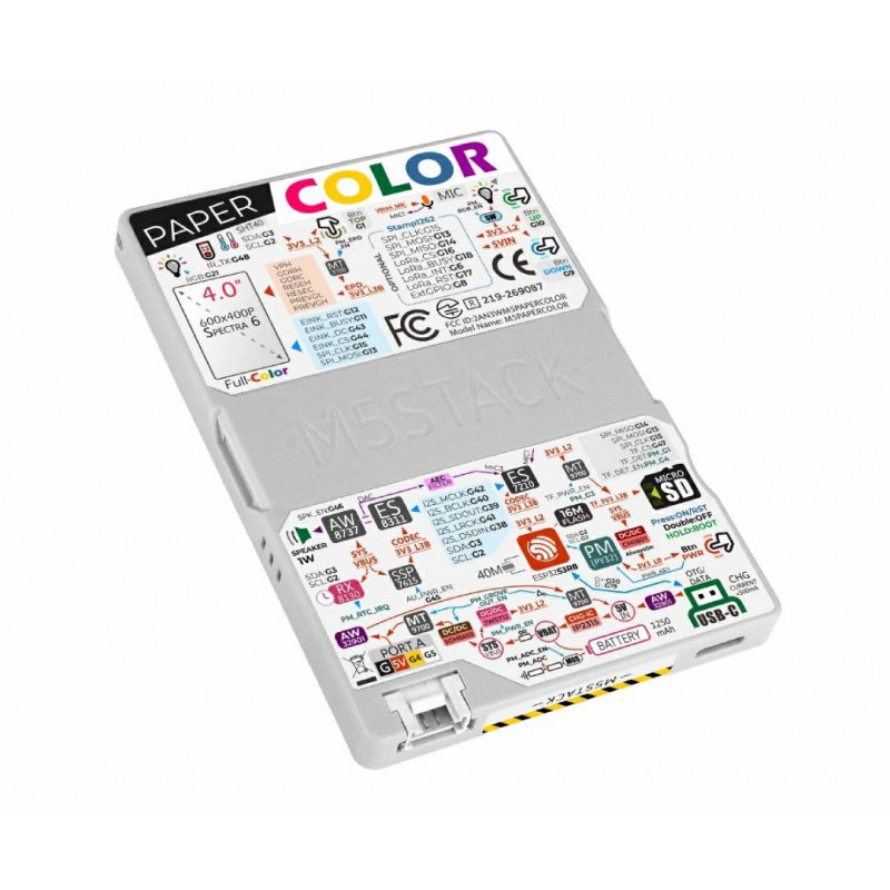 M5Paper Color ESP32S3 Dev Kit (600x400, 4" SPECTRA 6 eInk