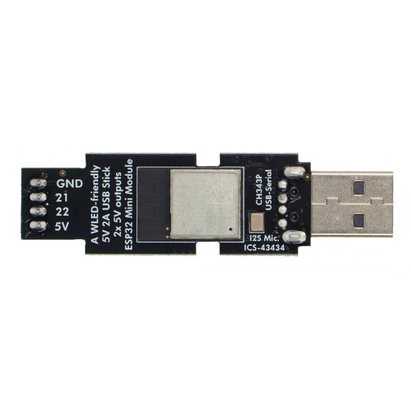 Adafruit Sparkle Motion Stick - WLED-friendly USB Stick