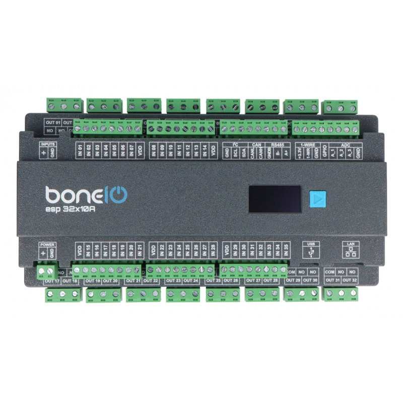 boneIO ESP 32x10A - inteligentny sterownik