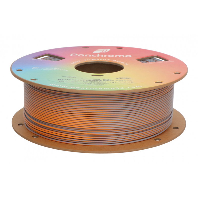 Polymaker Panchroma PLA Filament Dual Foggy Orange 1.75mm 1kg -