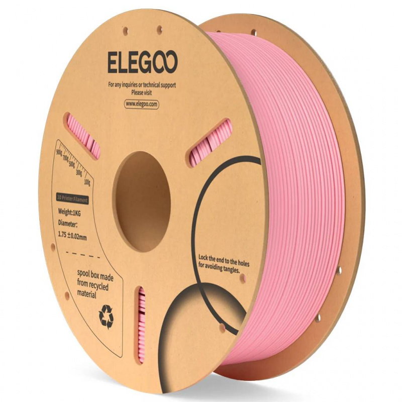 PLA 1.75mm Pink 1kg-Paper Plate 1KG Paper Plate-Pink