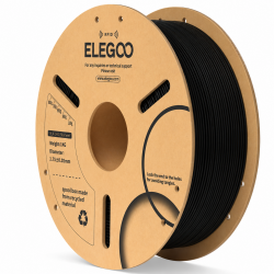 Elegoo PLA Black 1,75 mm / 1000 g Paper Spool(RFID) 1KG Paper