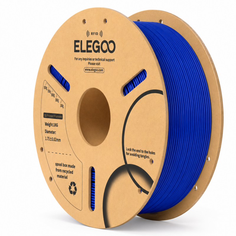 Elegoo PLA Dark Blue 1,75 mm / 1000 g Paper Spool(RFID) 1KG