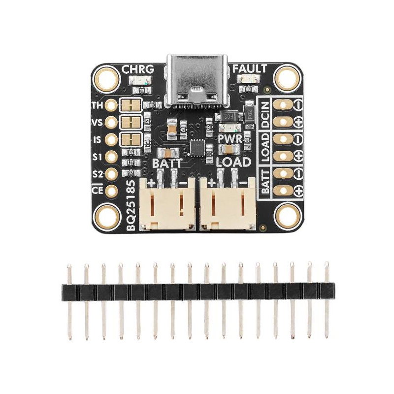 Adafruit bq25185 USB / DC / Solar Lithium Ion/Polymer charger