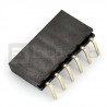 1x6 weibliche Winkelleiste, 2,54 mm Raster - zdjęcie 2