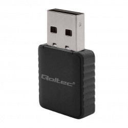Qoltec Karta sieciowa zewnętrzna | Ultra szybki DUAL Wi-fi