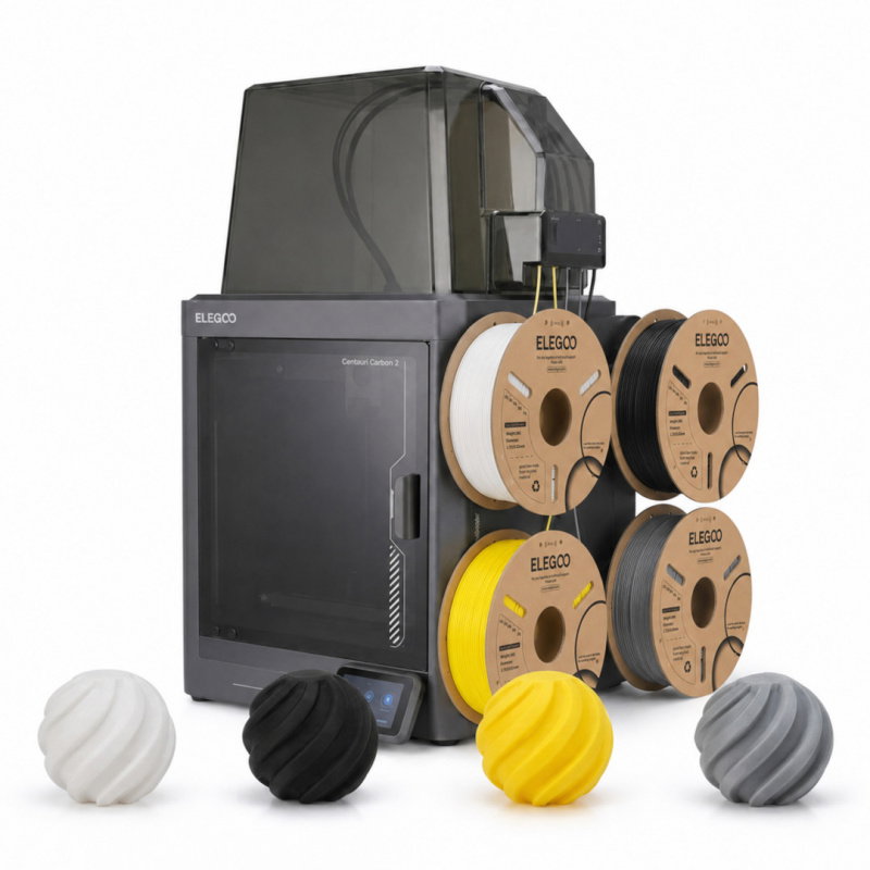 Paket - Elegoo Centauri Carbon 2 Combo 3D-Drucker + 4 PLA+