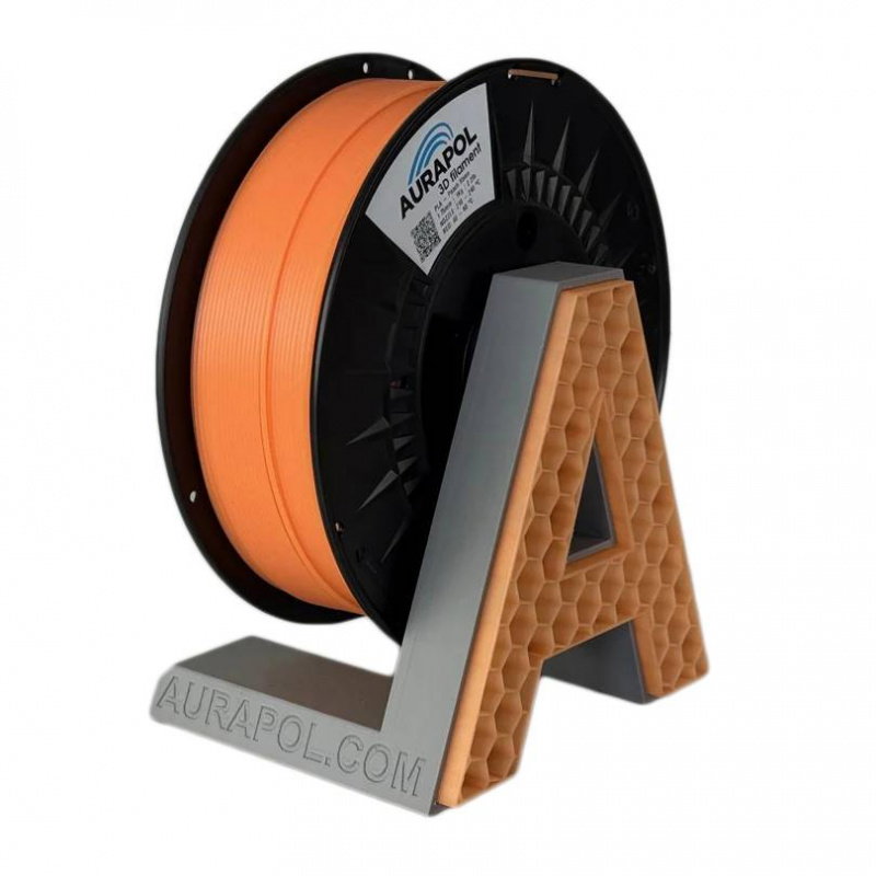 AURAPOL PLA 3D Filament Peach flame